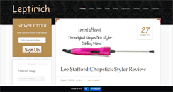 Desktop Screenshot of leptirich.com